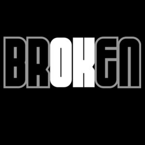 BROKEN, Men's bold single line Design