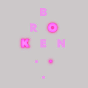 BROKEN, Women's pink glowchart Design